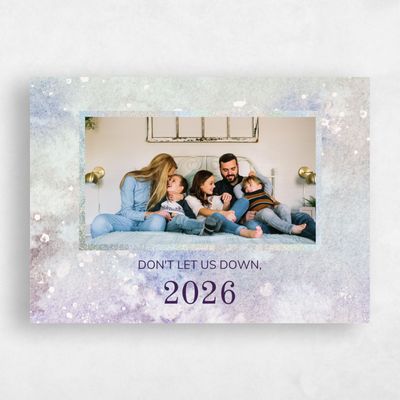 Purple Holiday Card - Carey Foil