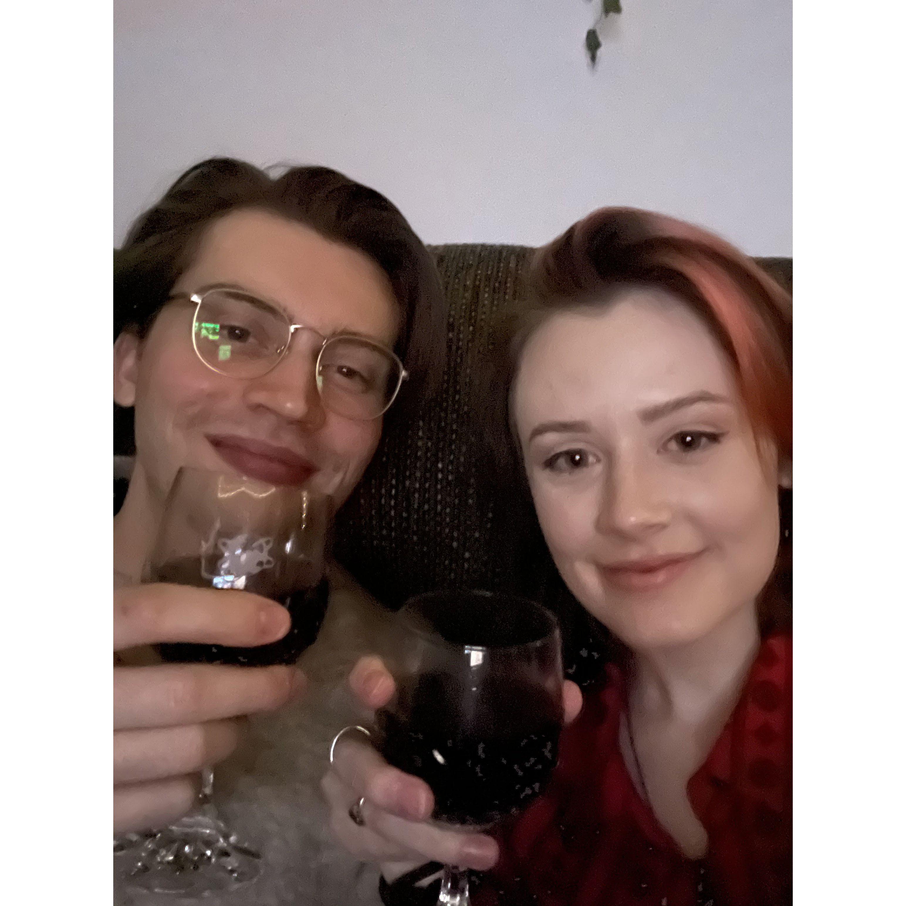 Our first date!