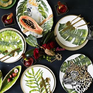 Into the Jungle 4-Piece Dinner Plate Set