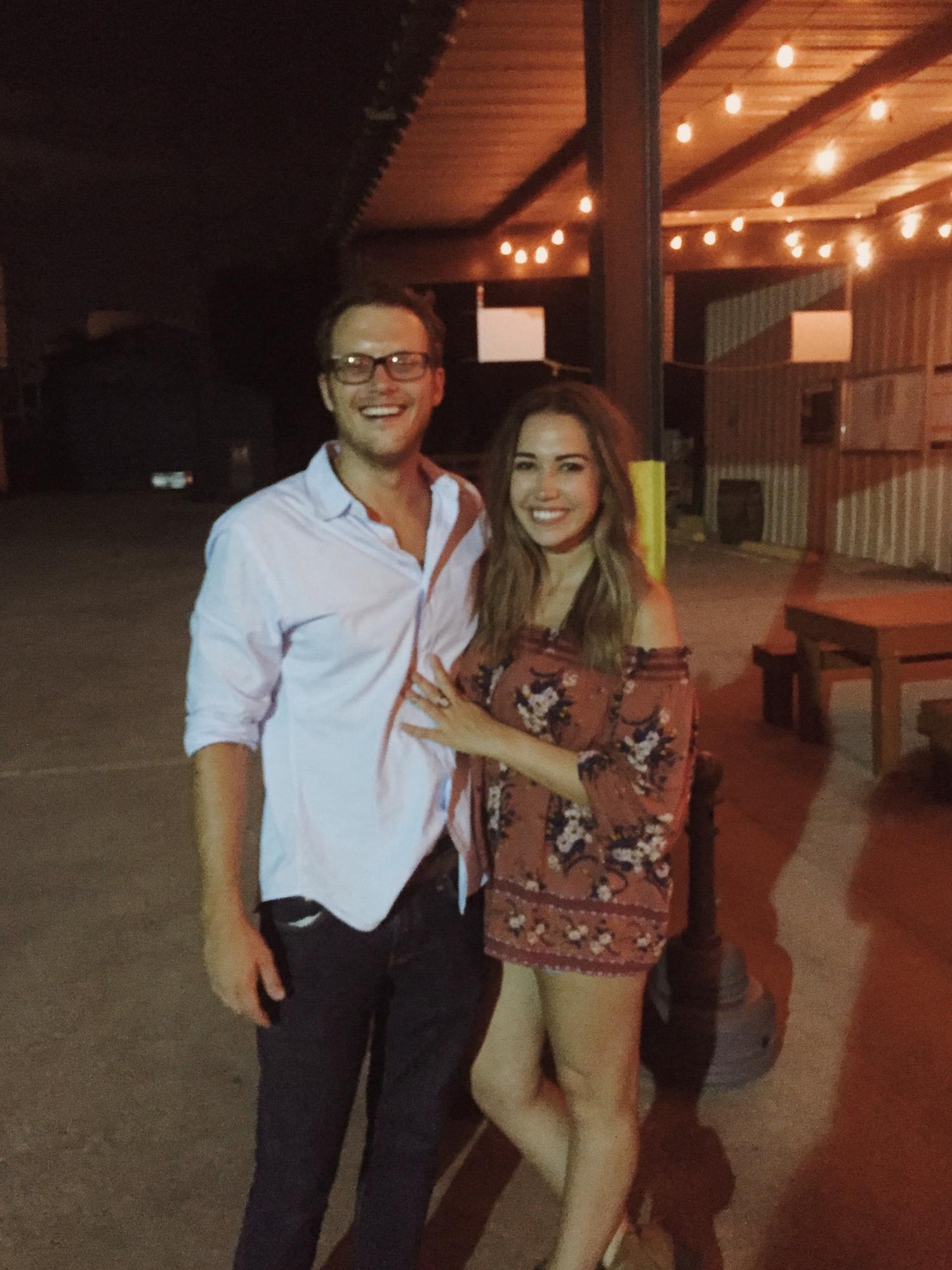Our first "date" with friends in July 2016!