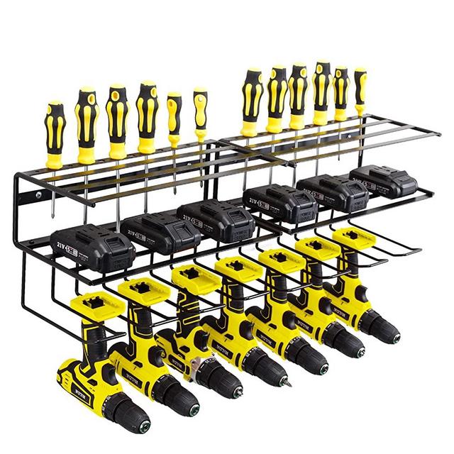 Power Tool Organizer Wall Mount,Tool Organizers And Storage,Tool Storage For Garage Organization,Tools Drill Holder(2Pack)