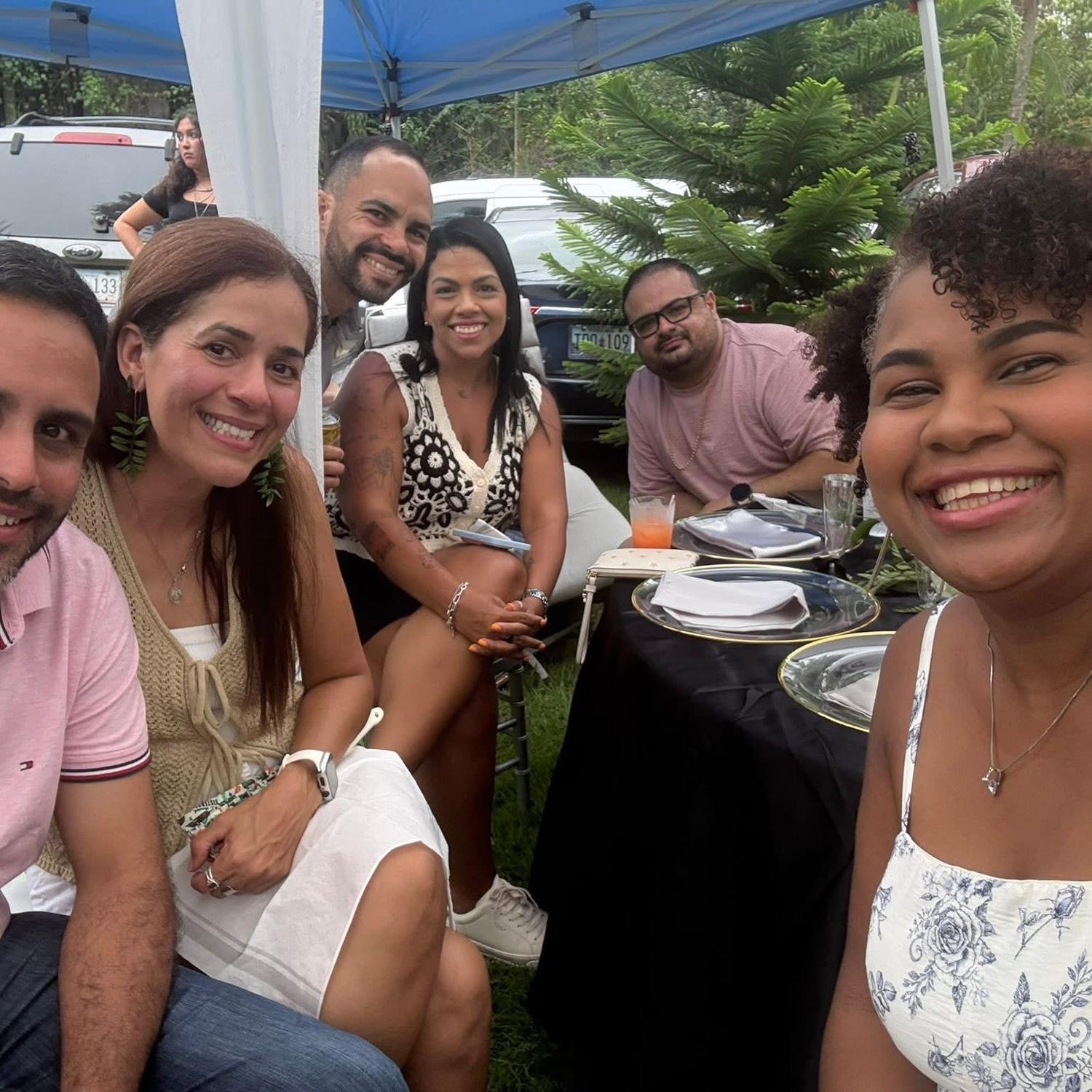 Con el corillo