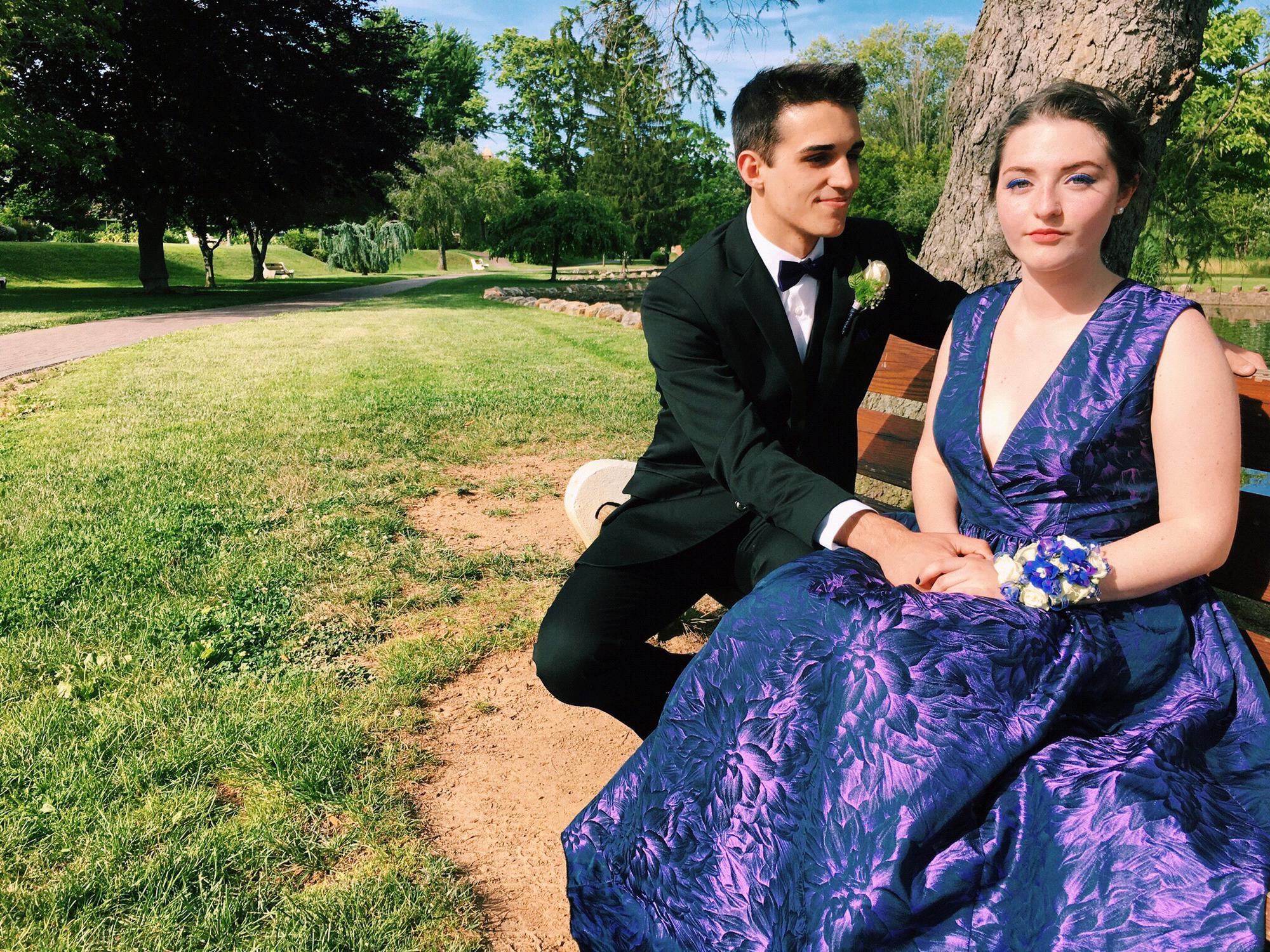 Another photo of us together before Prom! (2016)