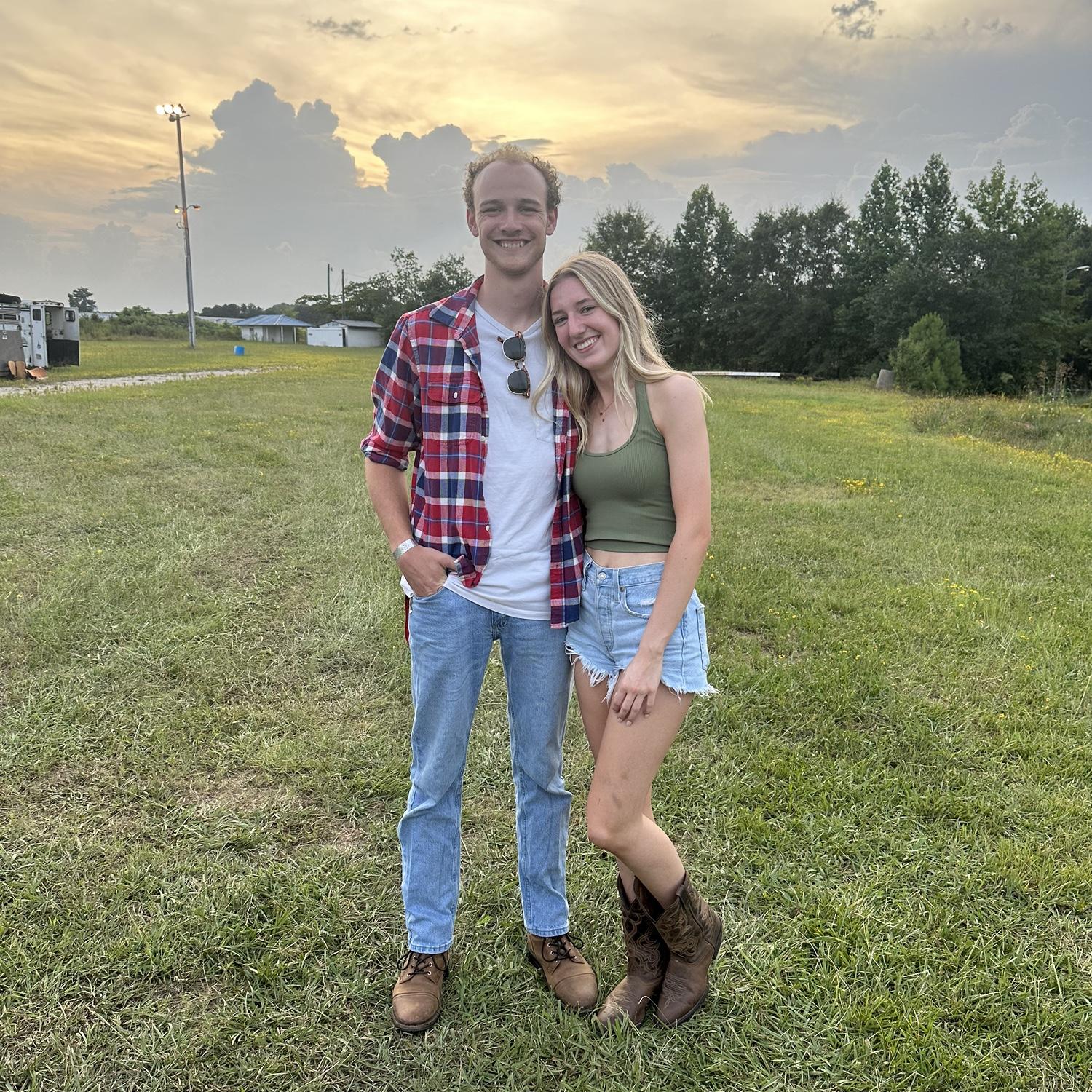One of our first dates!