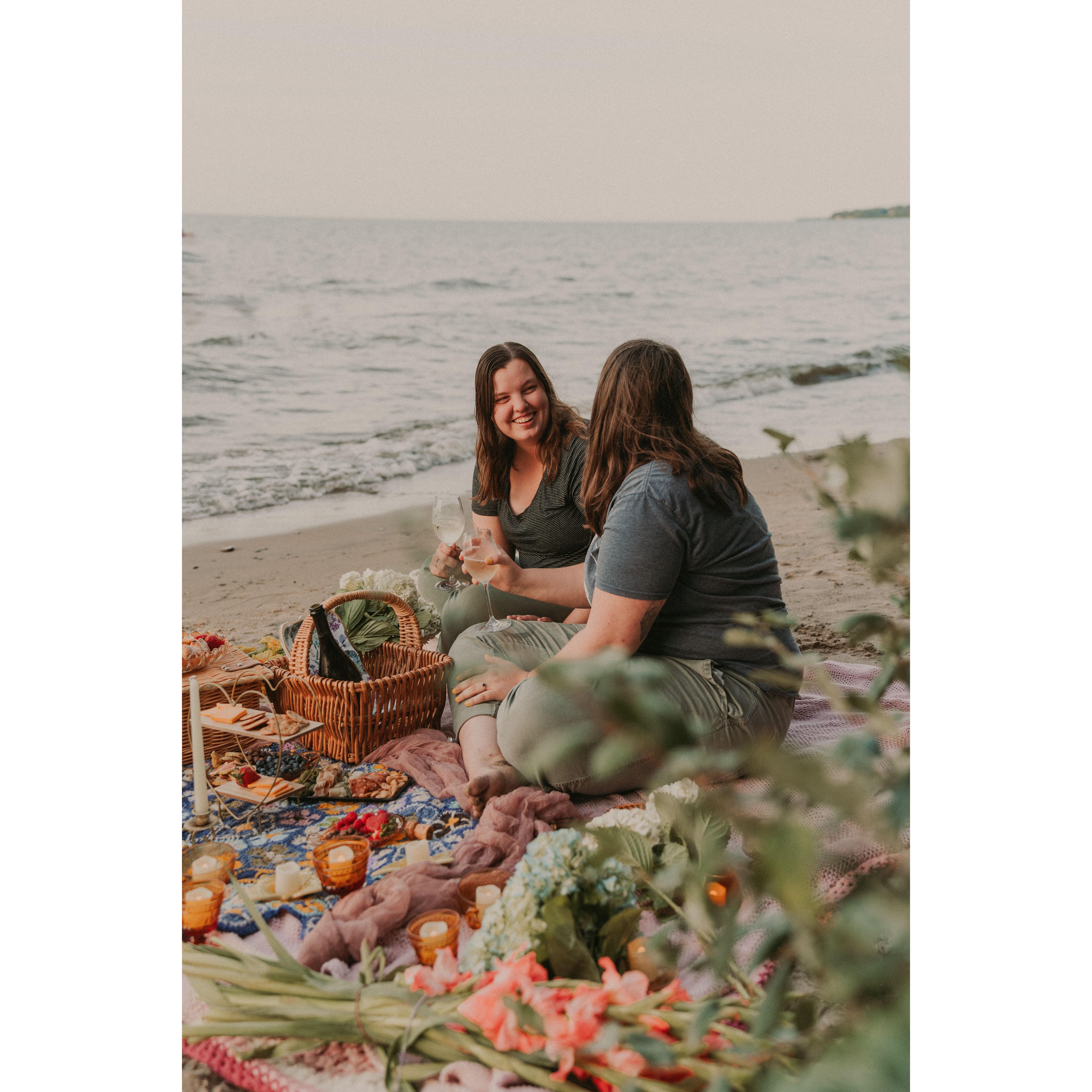 Cannot get over how cute this picnic was