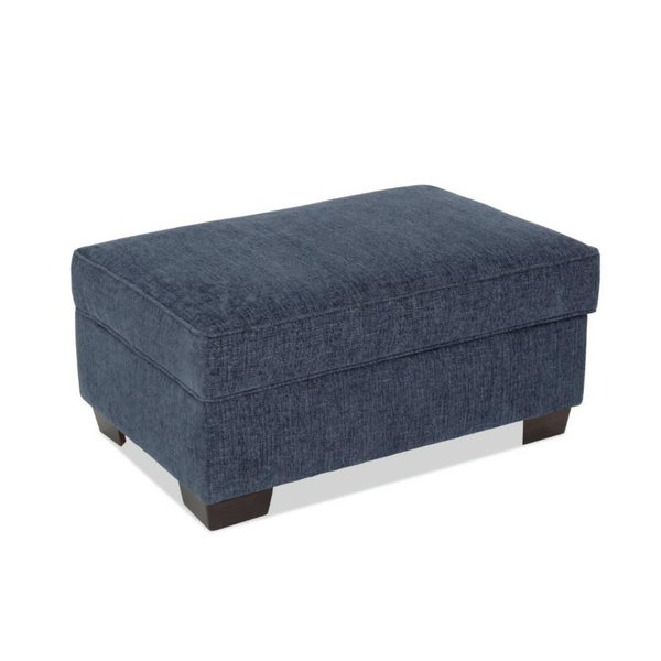 Brynn Navy Storage Ottoman