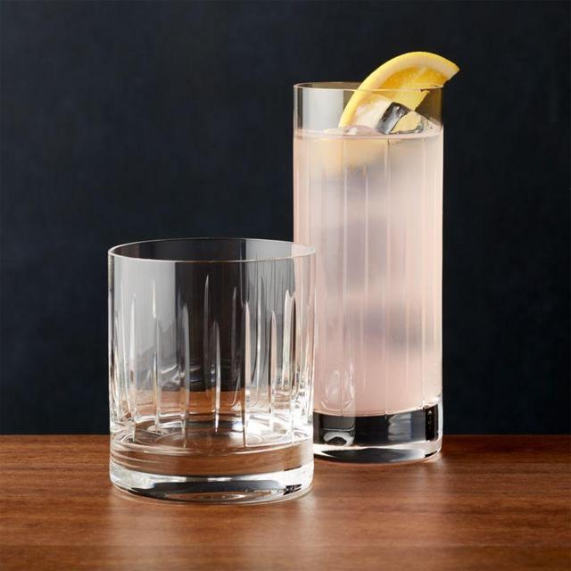 Vance Cut-Glass Drinking Glasses