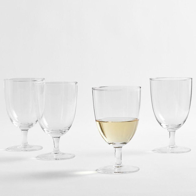 Arlo Footed Wine Glass, Set of 4 - Clear