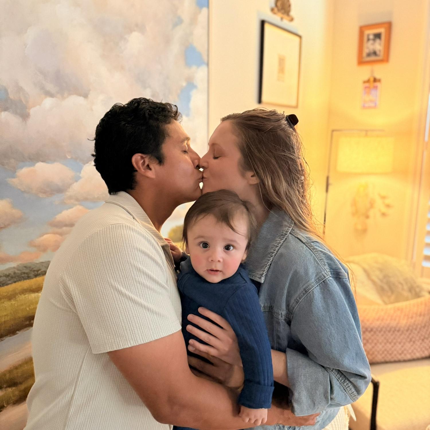 Family photo before we went to Caribsea for my 33rd birthday dinner!