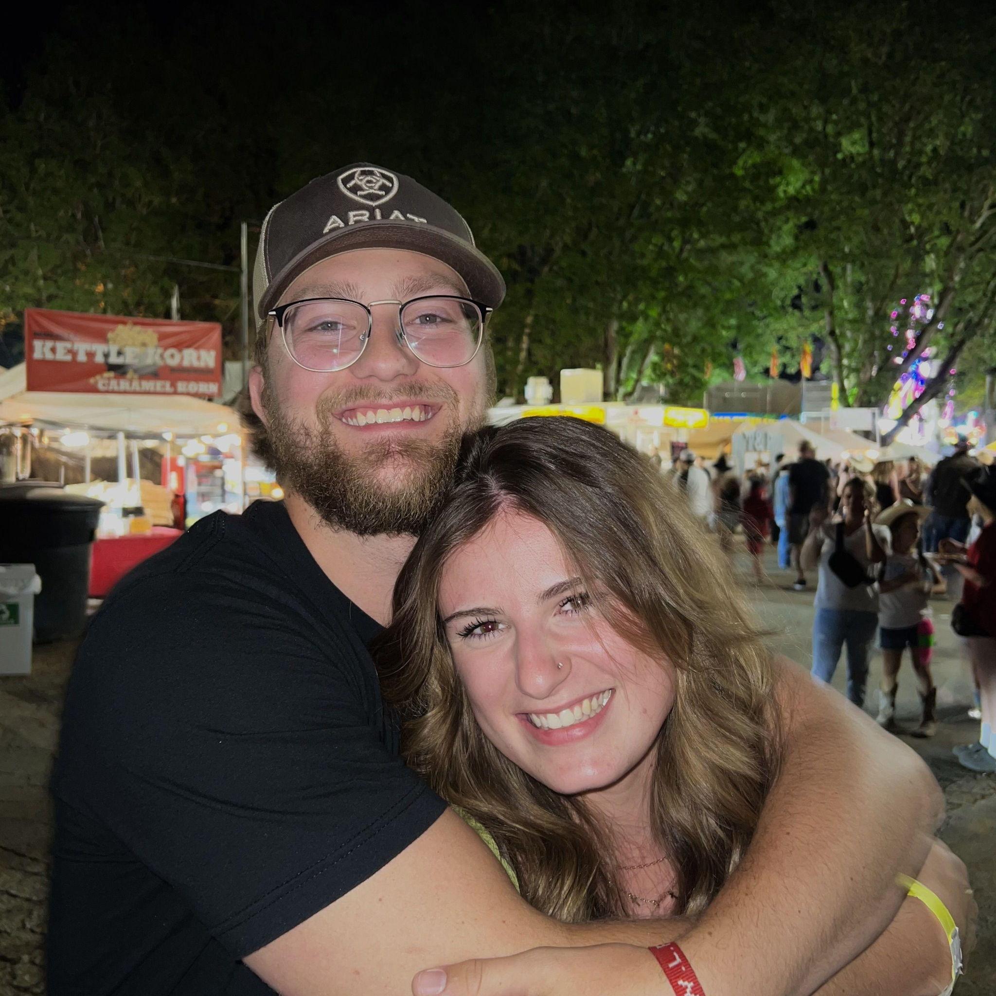 The night we became an official couple!