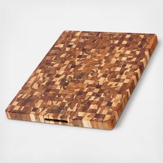 Butcher Block Cutting Board with Handgrips