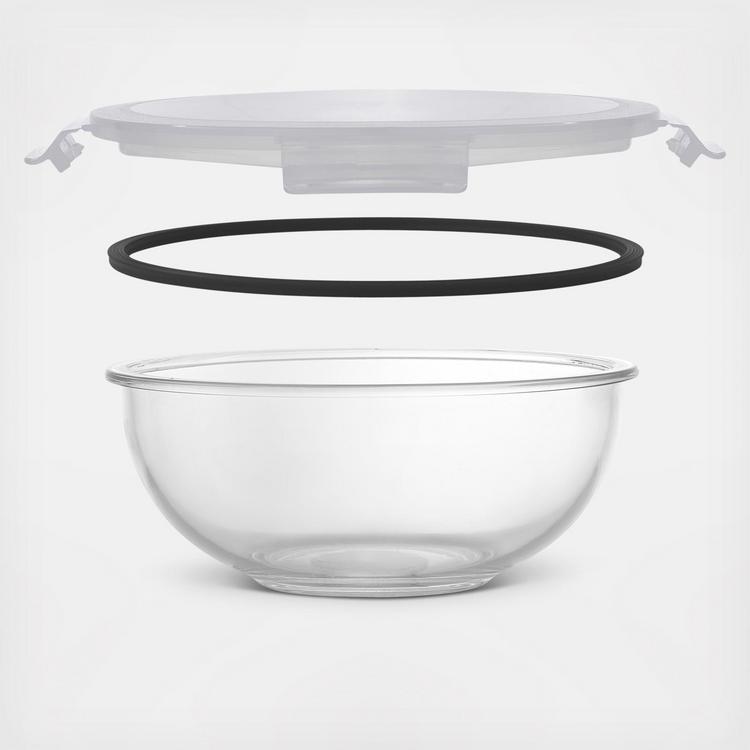  JoyJolt Kitchen Mixing Bowls. 5pc Glass Bowls with
