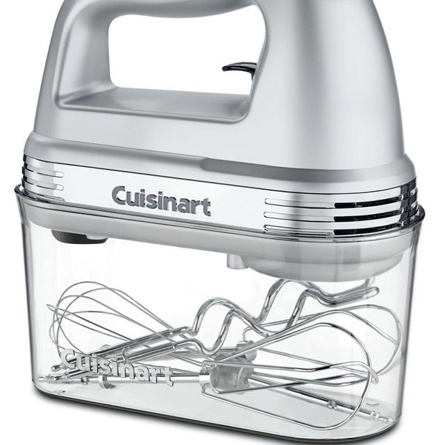 Cuisinart Power Advantage Plus 9-Speed Handheld Mixer with Storage Case, Brushed Chrome
