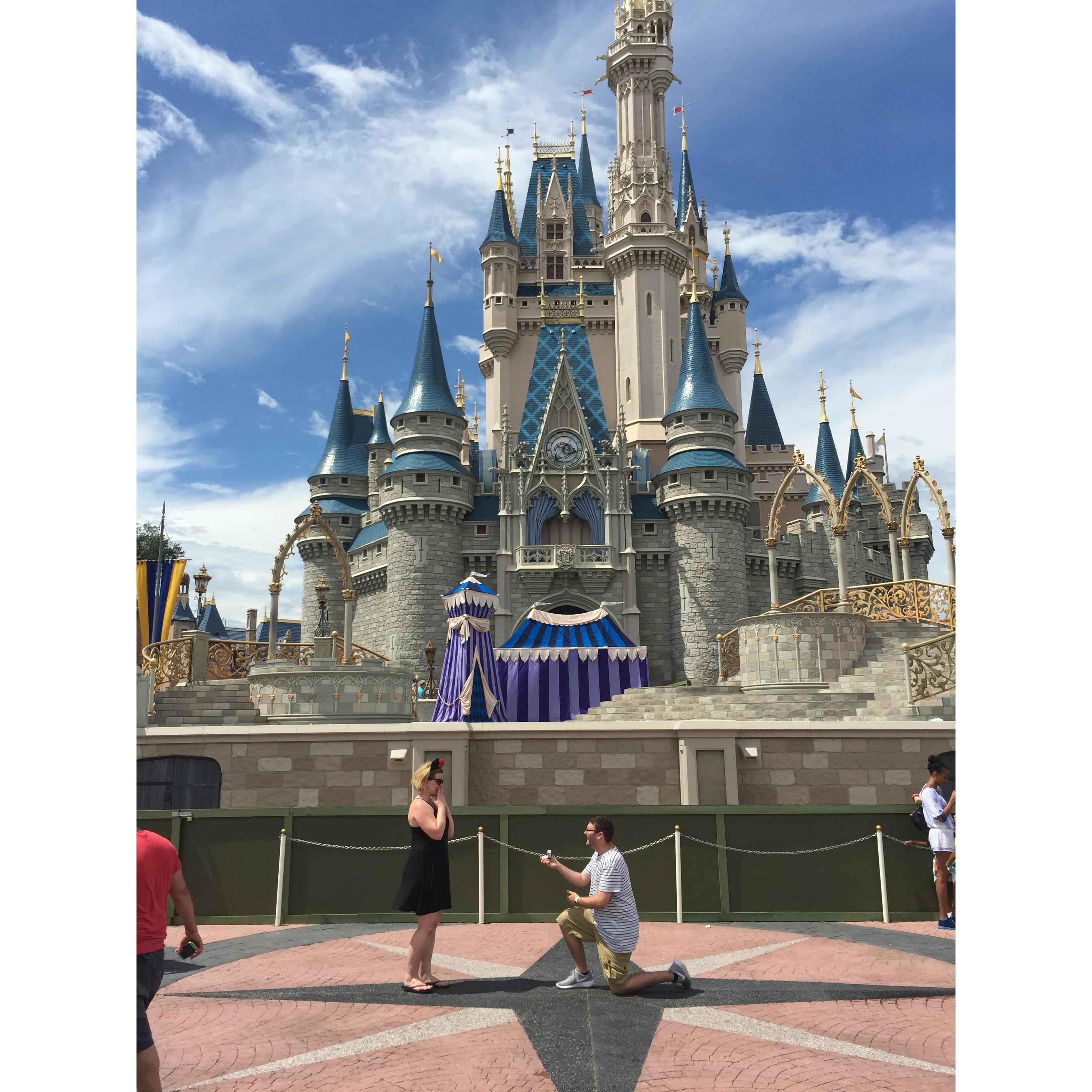 The moment she said "YES!"