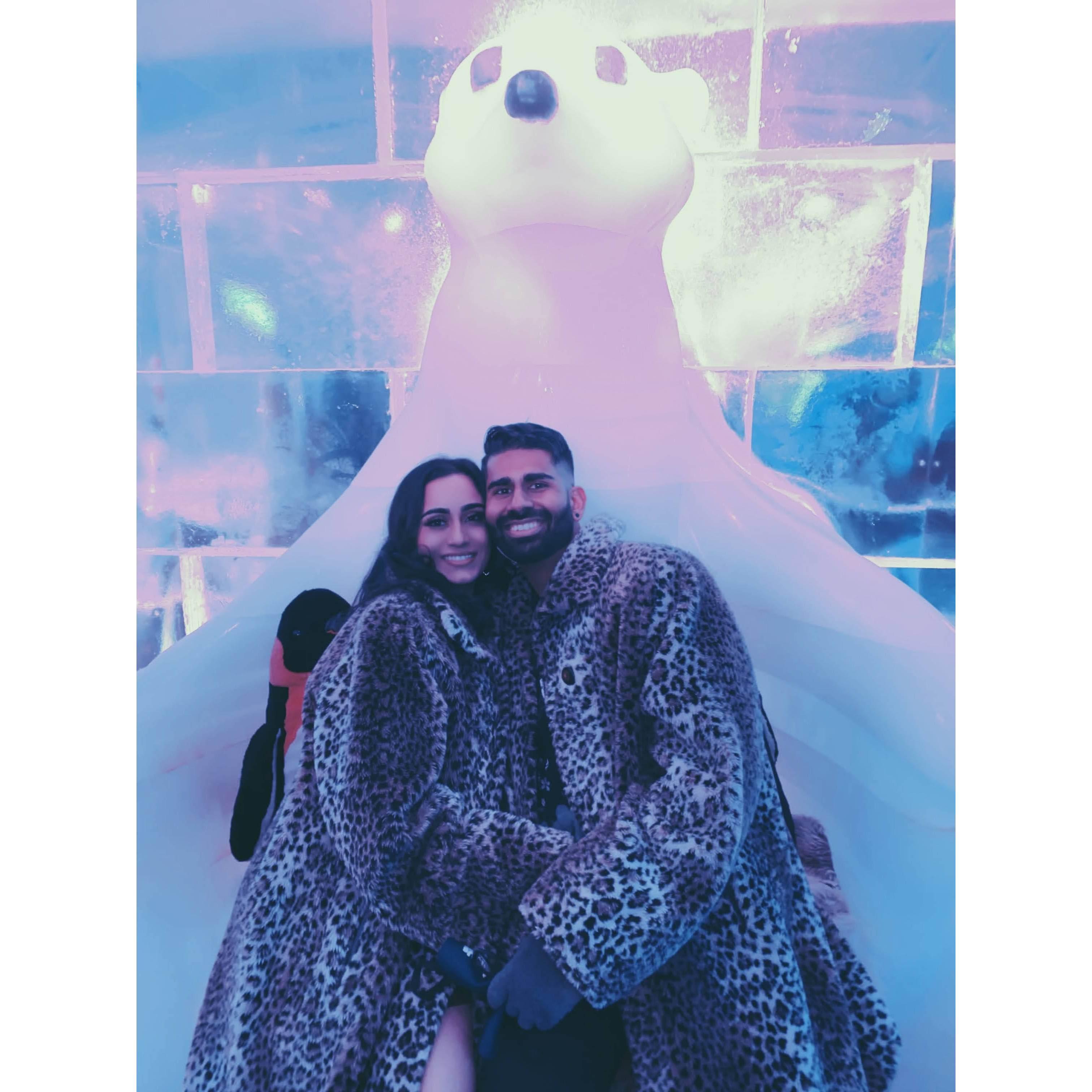 Orlando Florida Ice Bar: Our first anniversary 