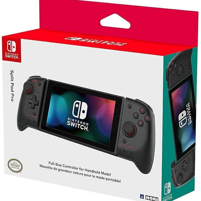 Hori Nintendo Switch Split Pad Pro (Black) Ergonomic Controller for Handheld Mode - Officially Licensed By Nintendo - Nintendo Switch (Renewed)
