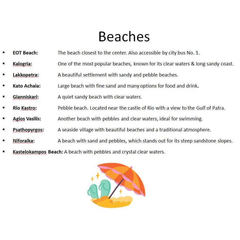 Patra's Beaches