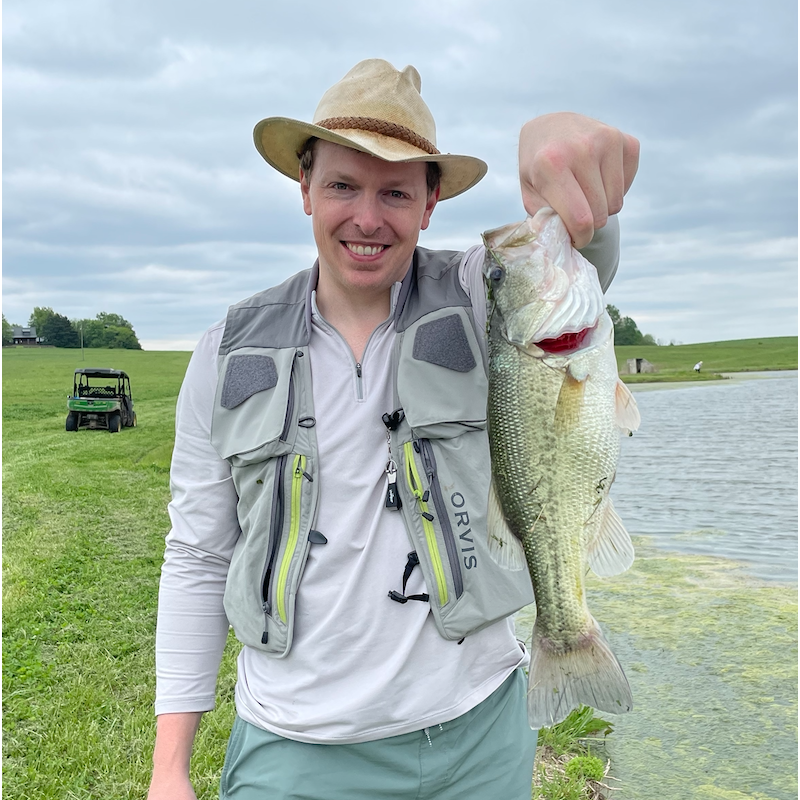 Fishing in Rich Hill, May 2021