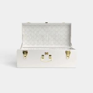 Petite Bridal Keepsake Trunk - White