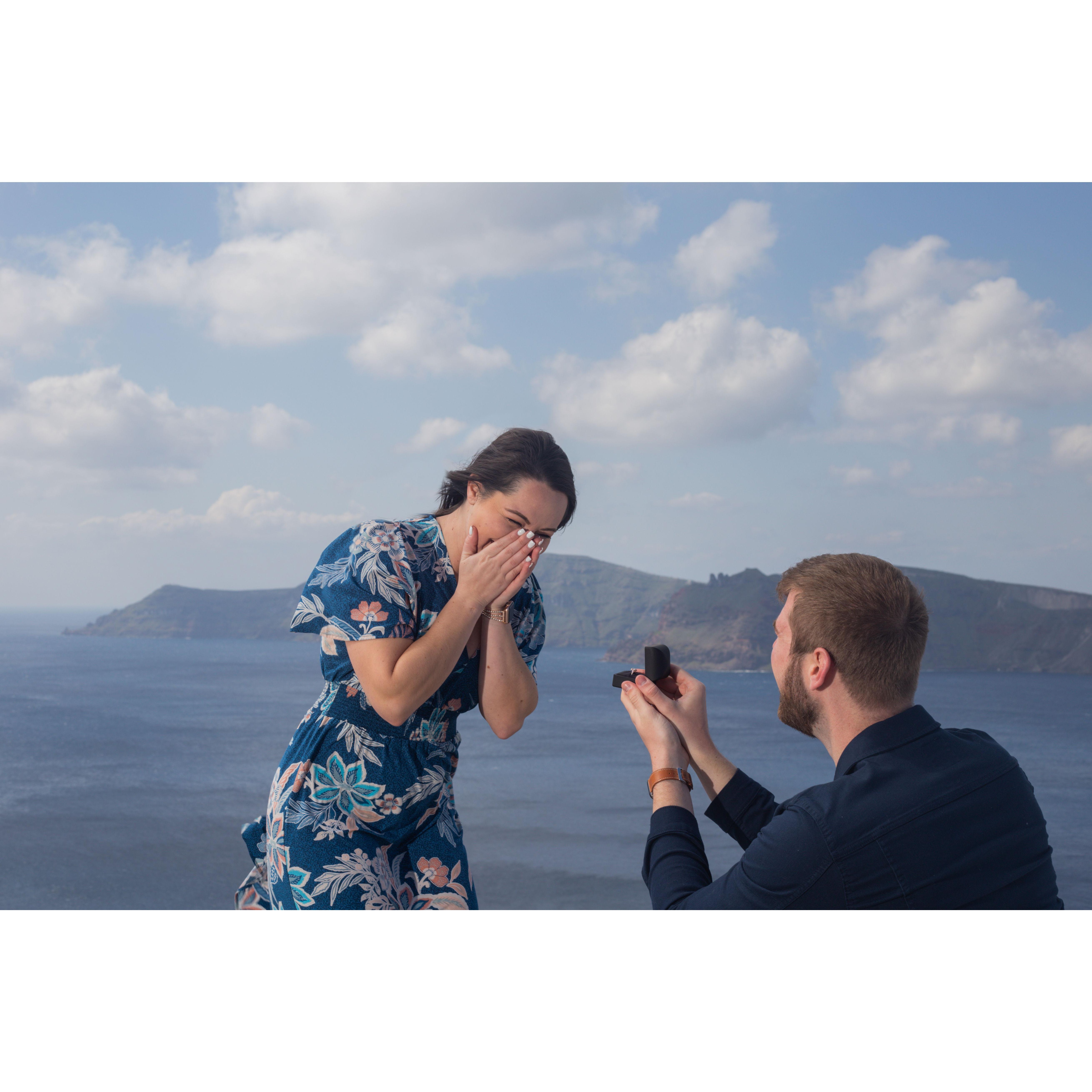 Jeremy proposes! (March 23, 2022)