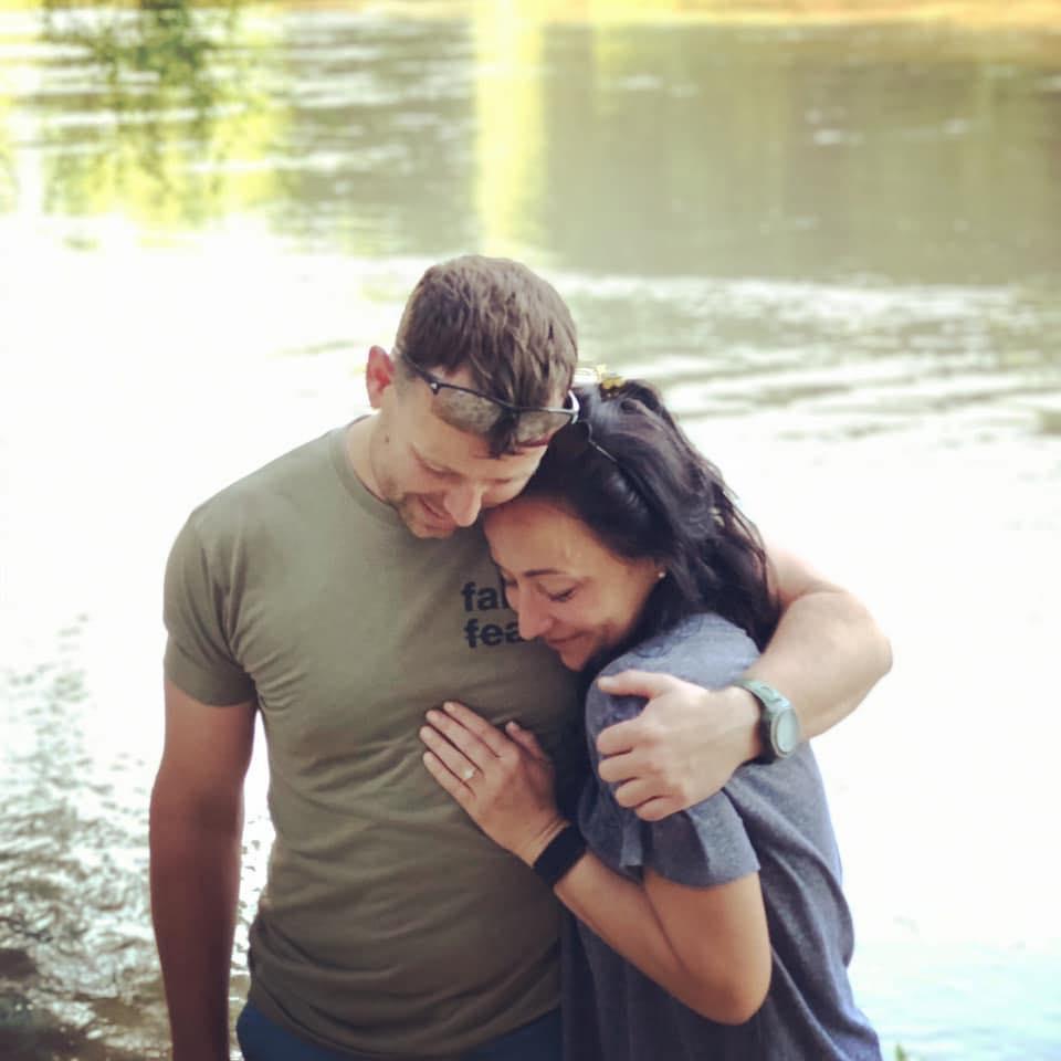 Just after Lee proposed. Breathless and in love.