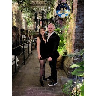 Our first "fancy" date. Brady pulled out all the stops for this date!