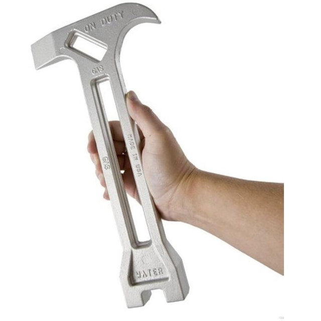 On Duty Emergency Gas Shut Off 4-in-1 Tool for Earthquakes, Hurricanes, Fires, Floods, Disasters and Emergencies - Survival and Rescue Gas Turn Off Wrench