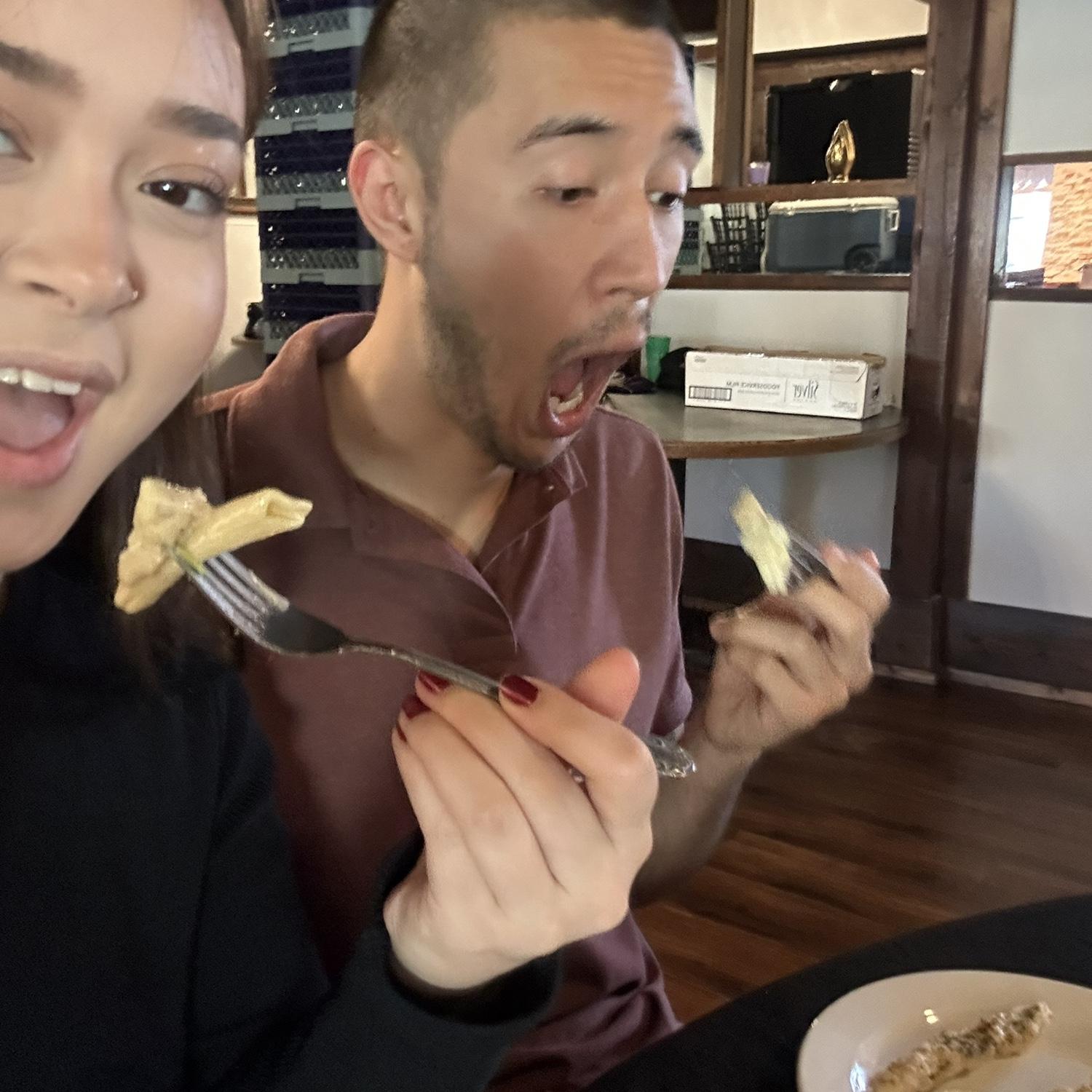 Tasted our wedding food. YUM