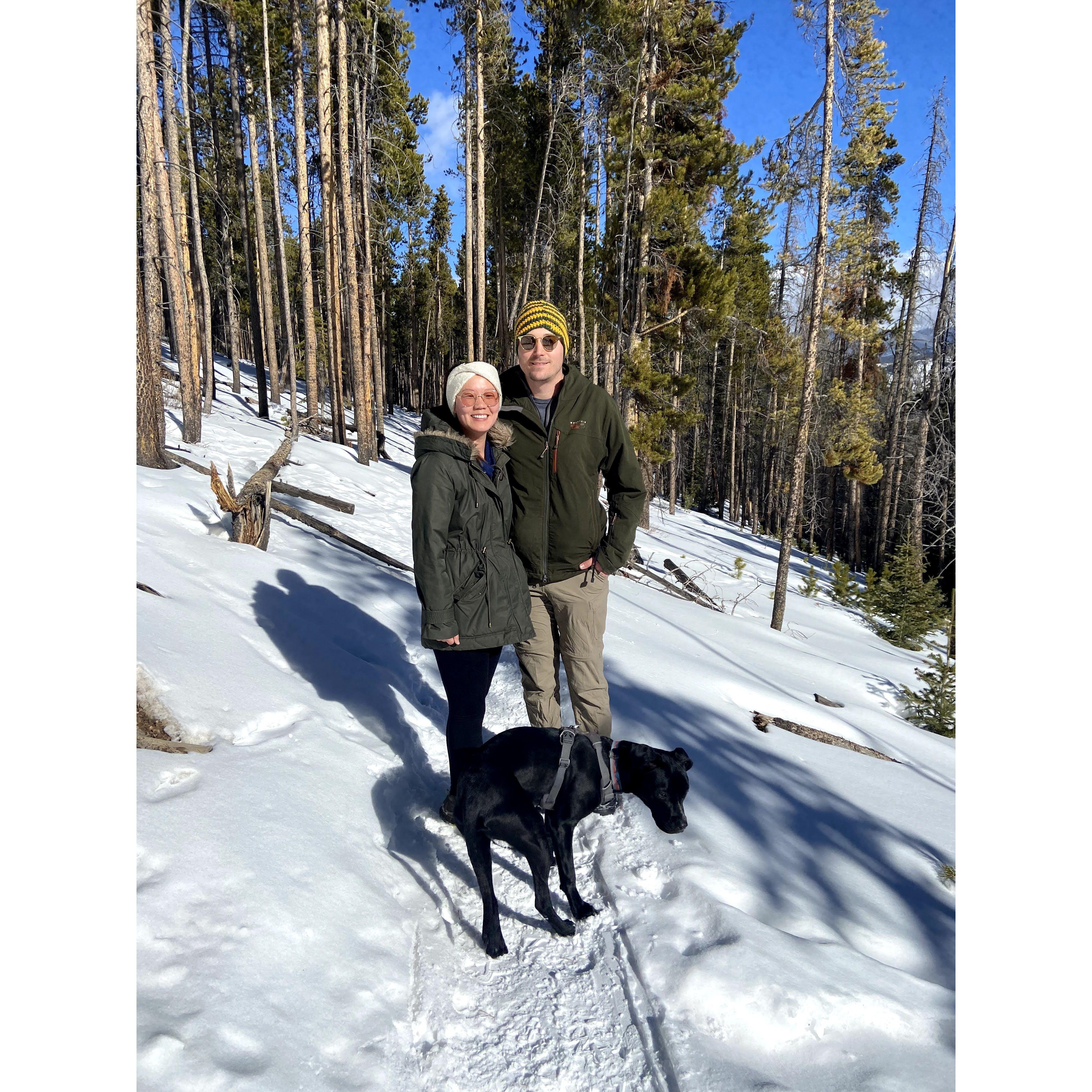the day Jenny was tricked into hiking a 10K in Breckenridge. that smile is a lie (feat. Rio <3)