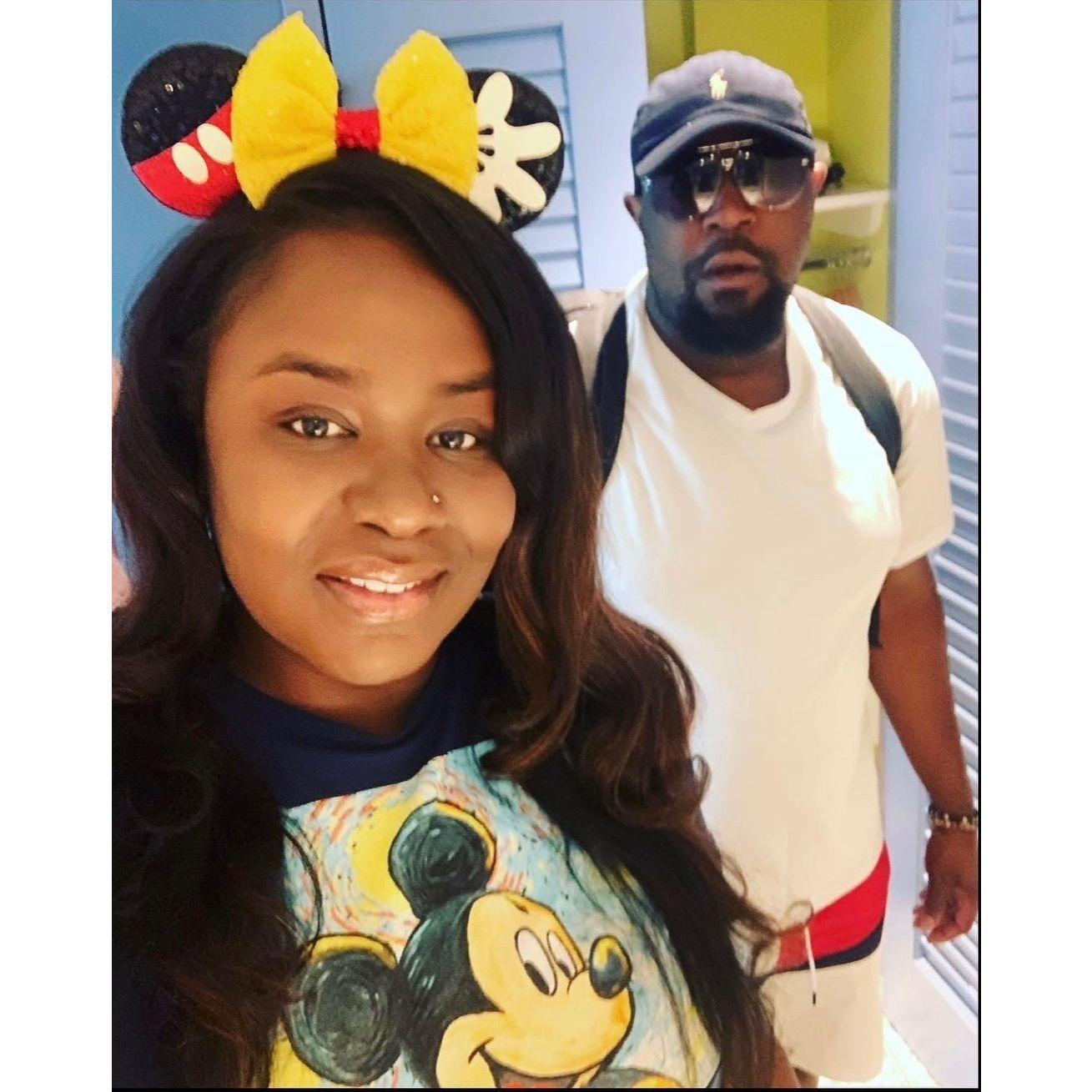Headed out to amusement park on our first vacation together