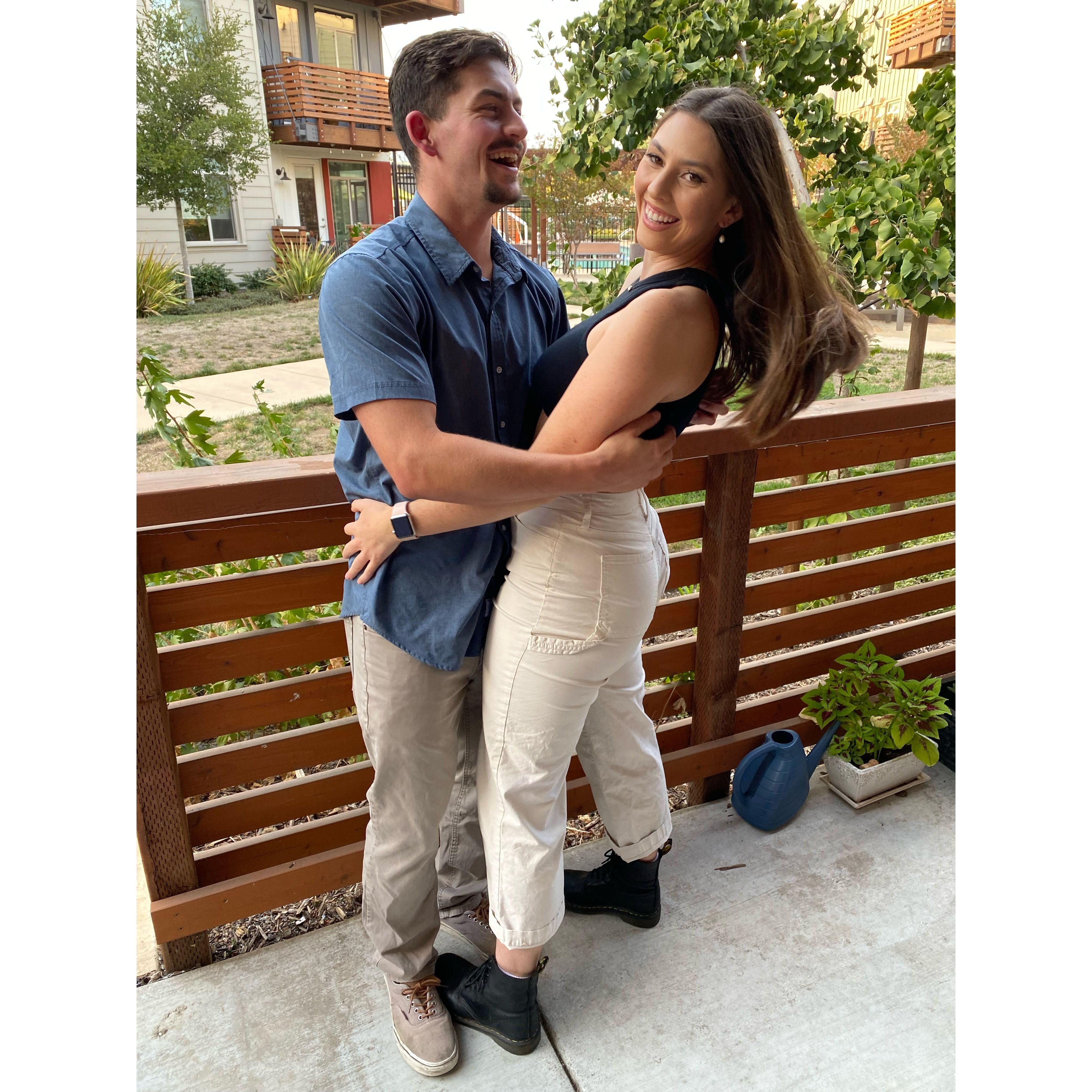 2022: Moved up to Santa Rosa to our second apartment together