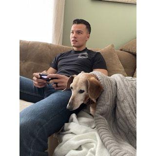 Harry hanging out with Steph's other main man, Andy, 2021