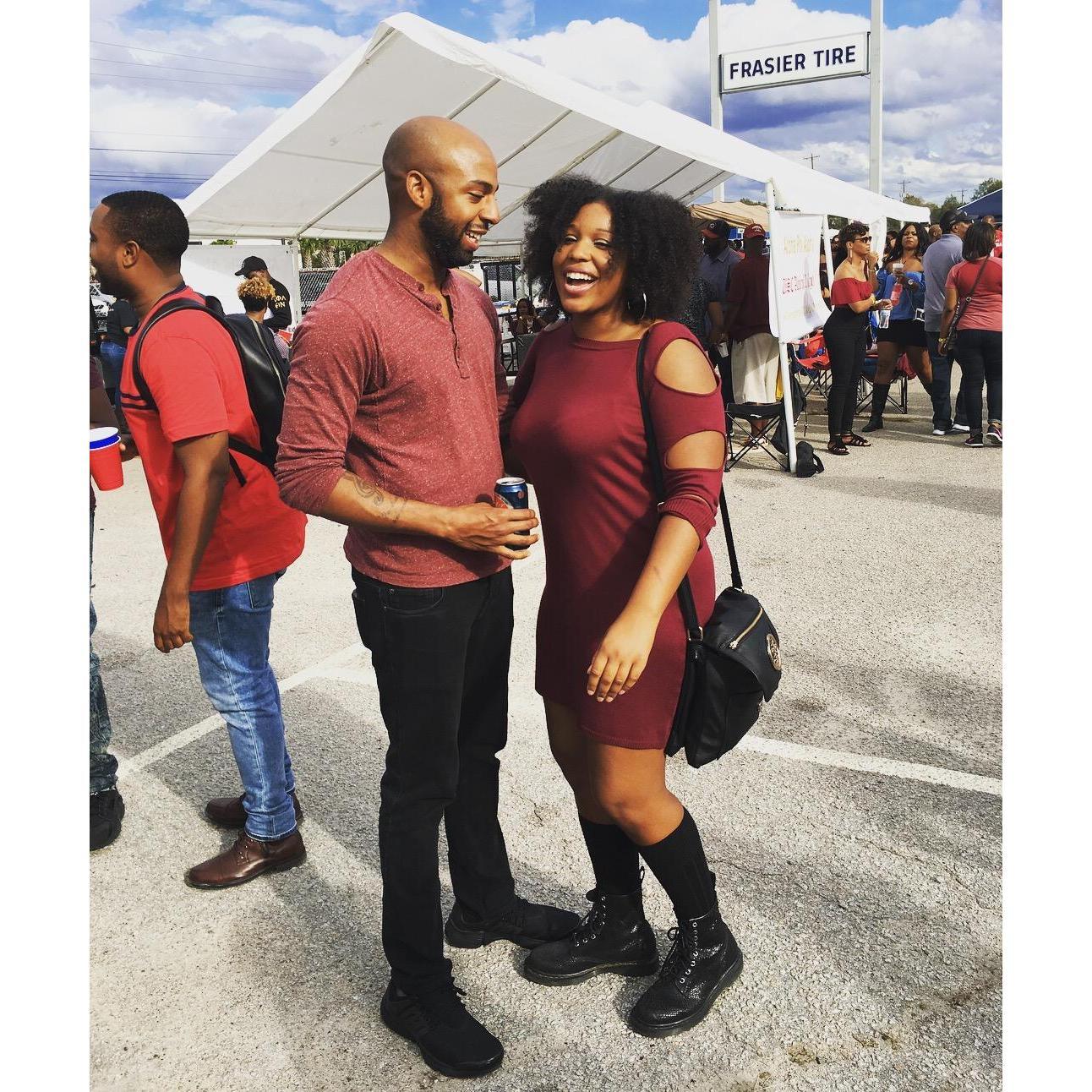 Colin's first time at USC Homecoming