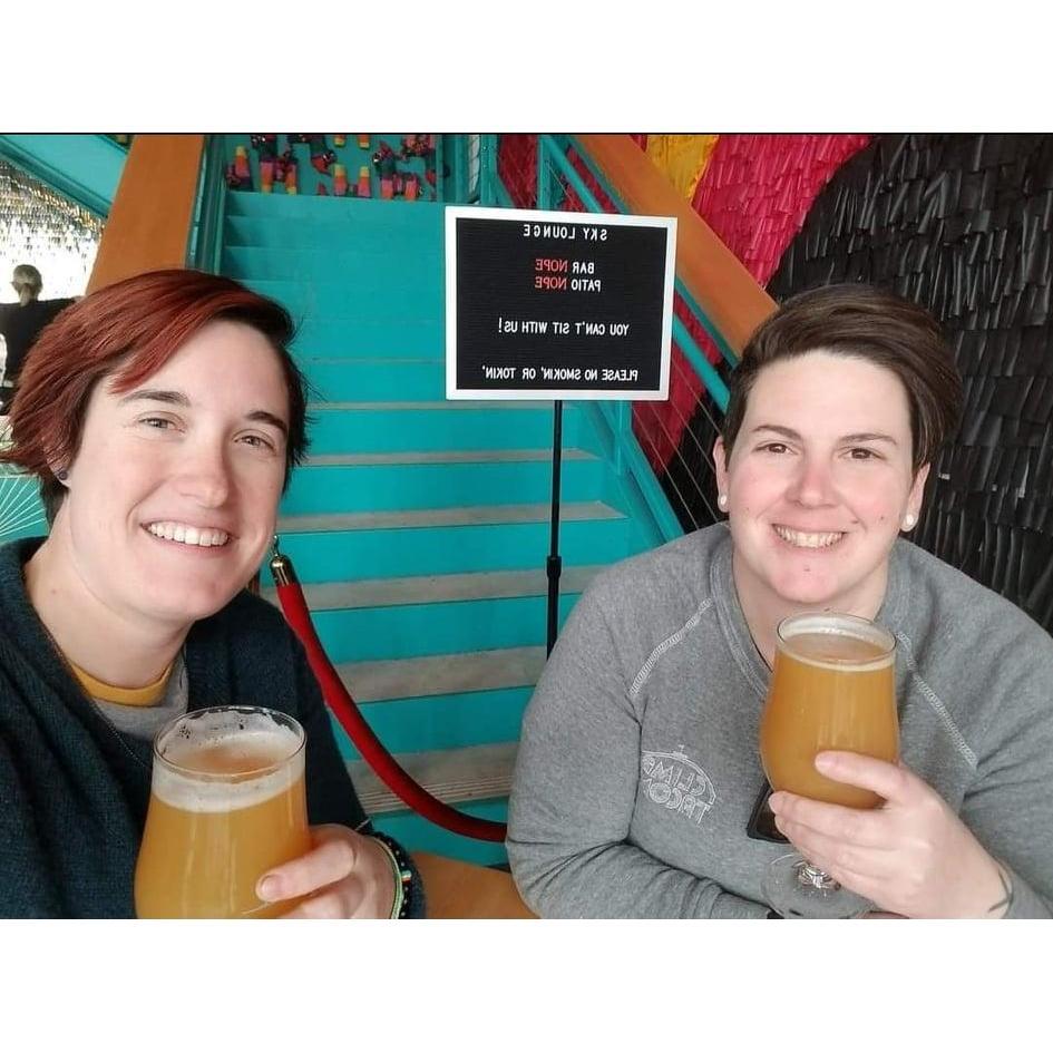 You can't sit with us! @Modern Times brewing in Portland.