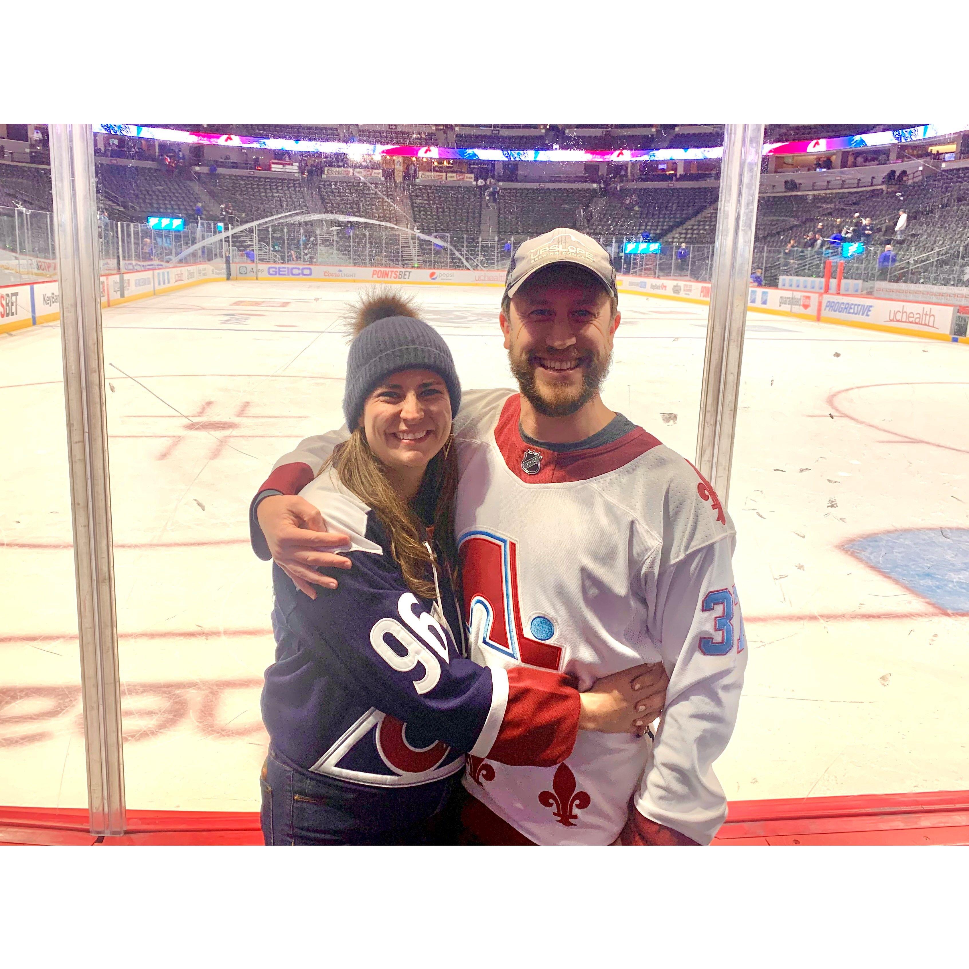 She's not just marrying me, she's marrying my addictions to Arsenal & the Avs