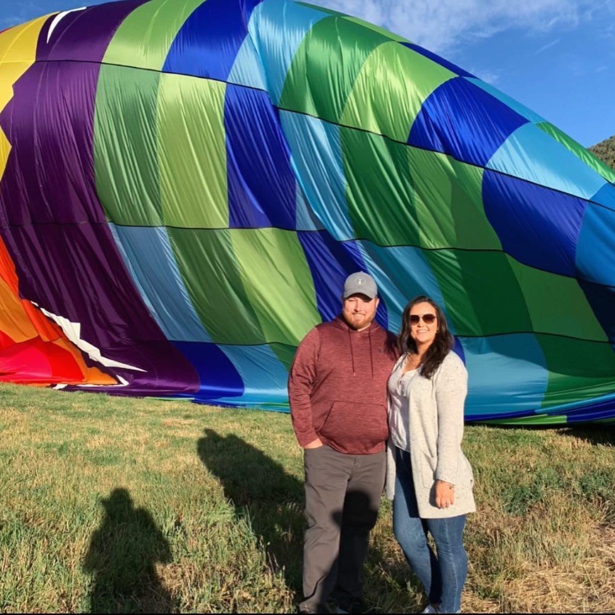 Hot air balloon ride!