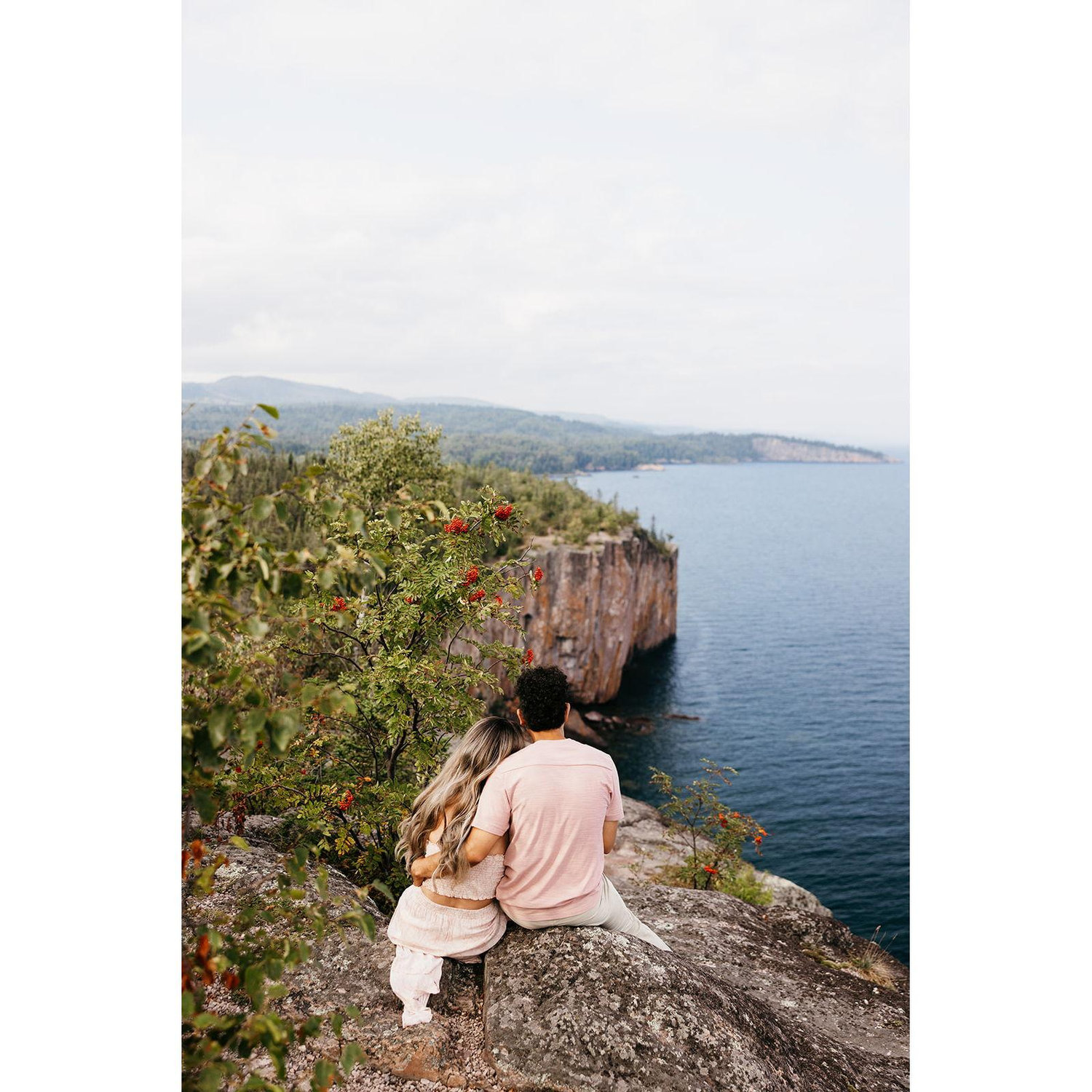 Engagement photo session at Palisade Head...