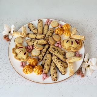 Wood & White Lazy Susan