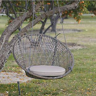 Wicker Hanging Swing Chair $107 Shipped
