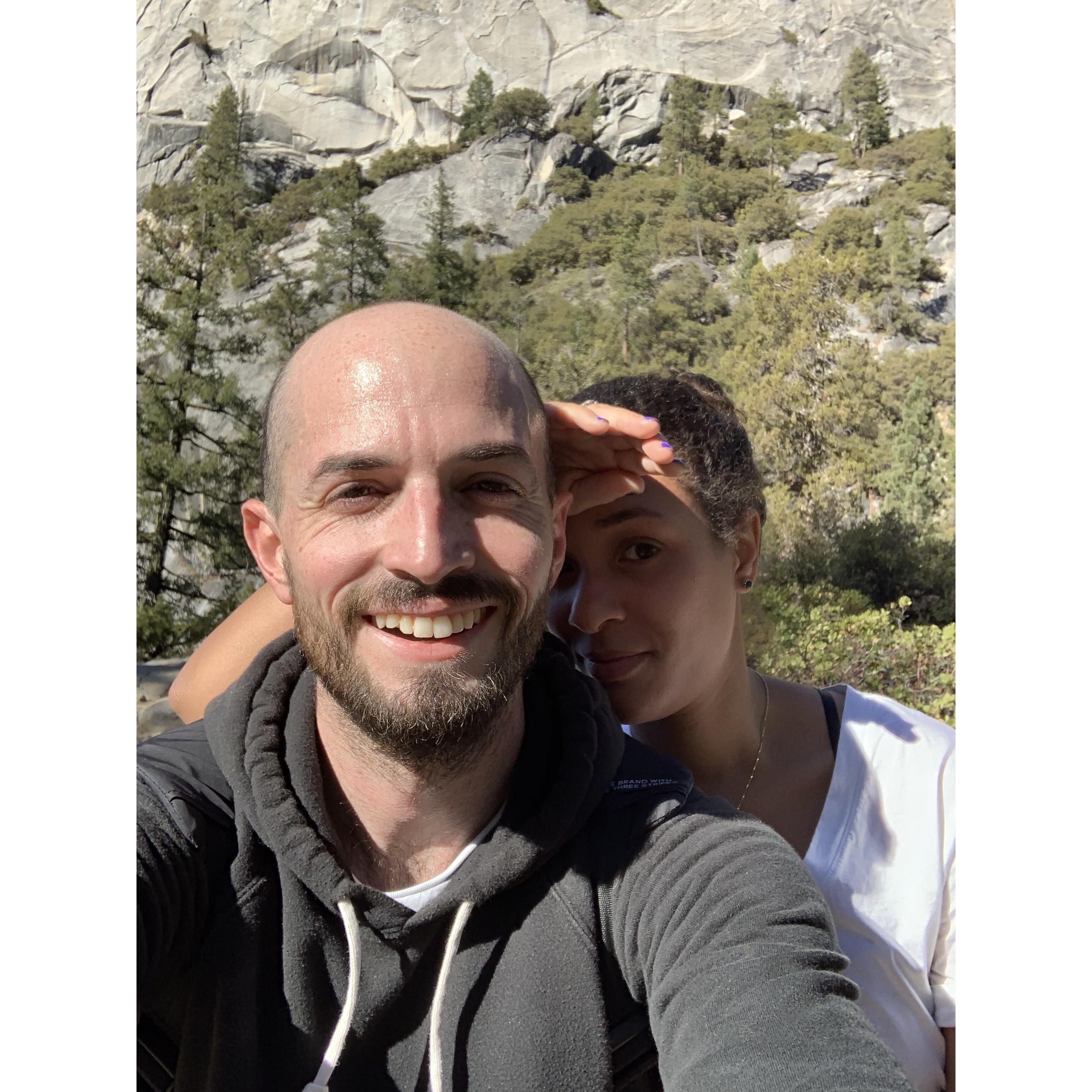 A very long hike in Yosemite