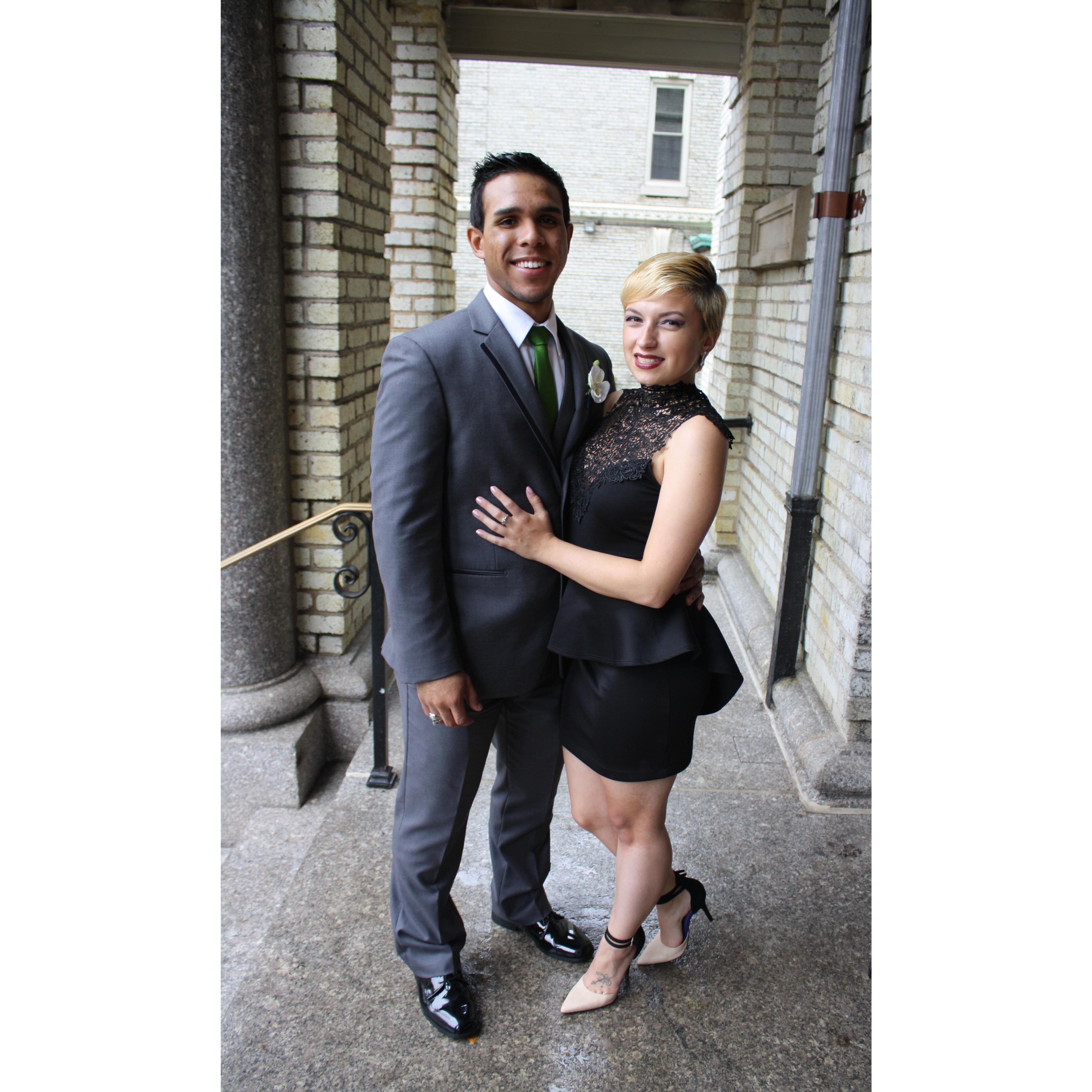 At Marlene and Ray's Wedding