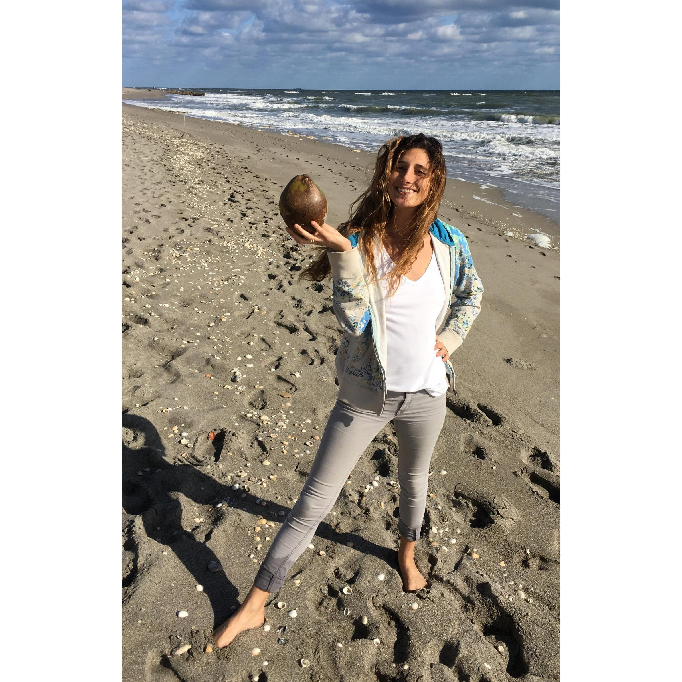 Valentine’s Day Beachcoming in Jupiter 2016