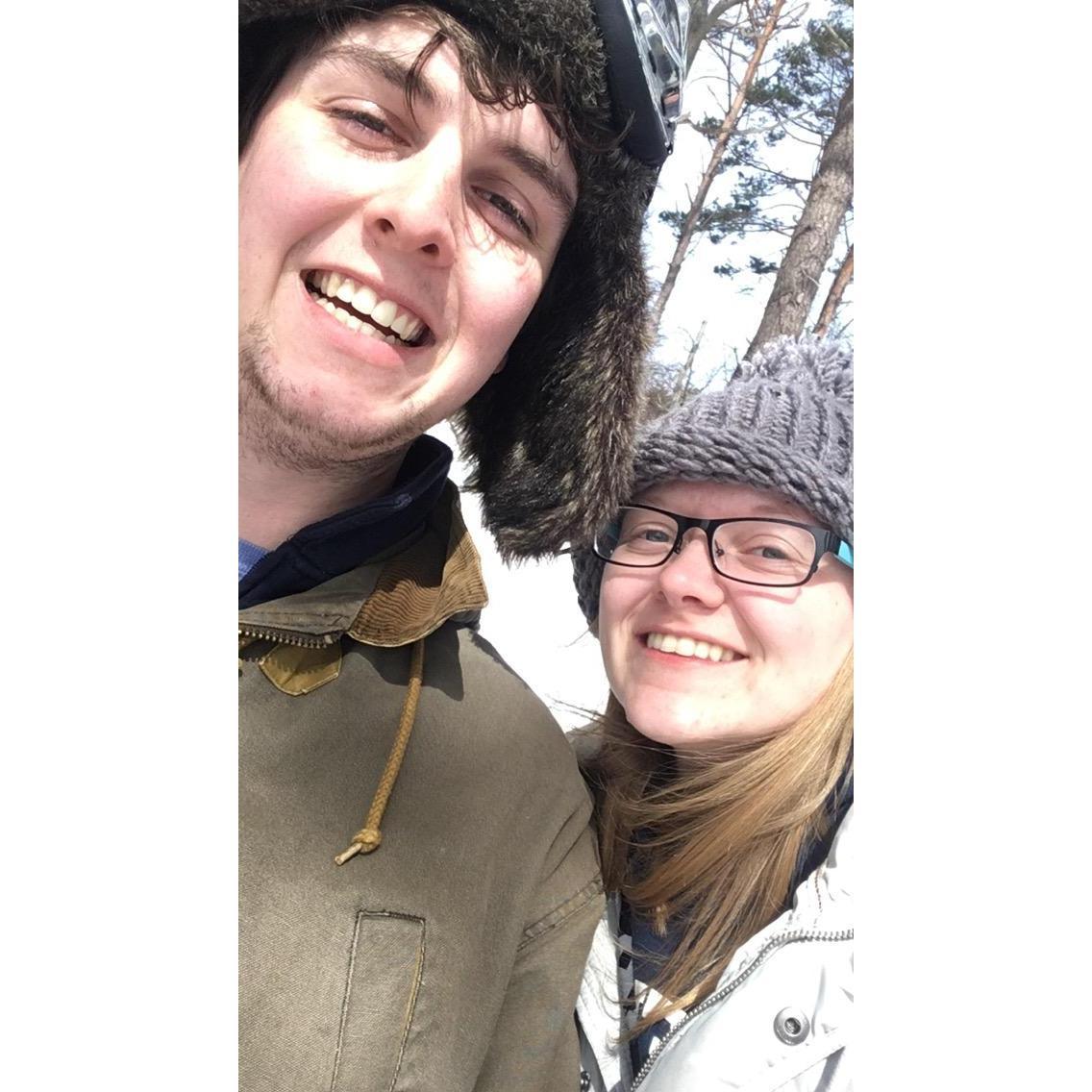 Spring break in Maine