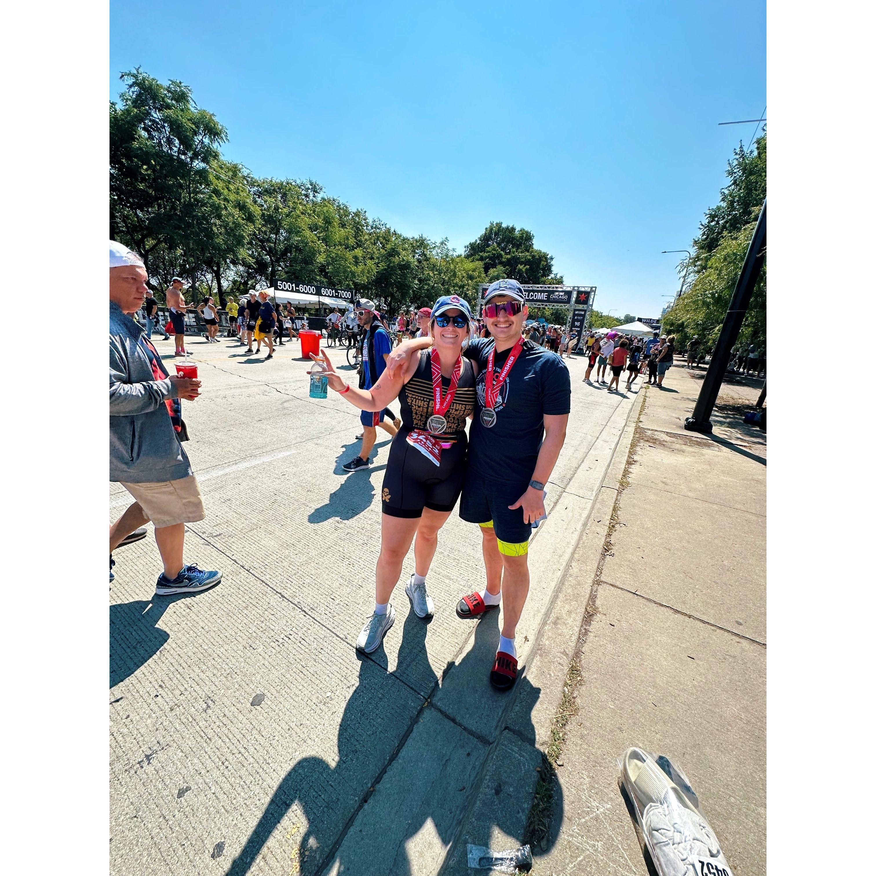 After the Chicago Triathlon