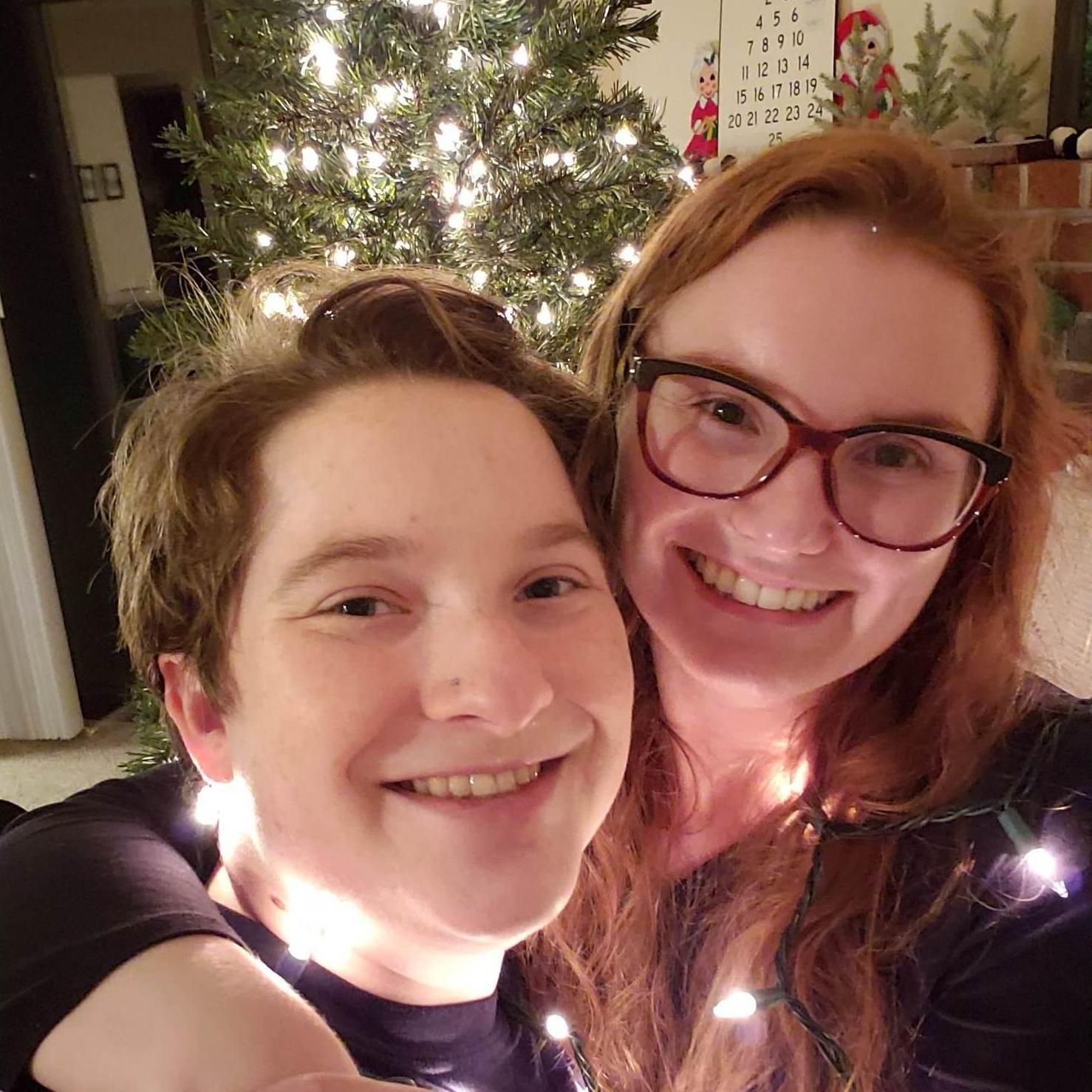 Christmas 2022 - Fun fact: We spend hours every year putting 900 white lights on our 7' tall tree. We also definitely start decorating the first week of November!