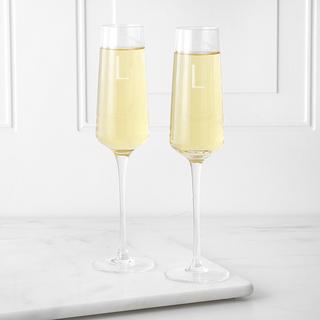 Personalized Estate Collection Champagne Flute, Set of 2