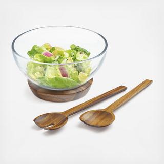 Cooper Salad Bowl with Servers