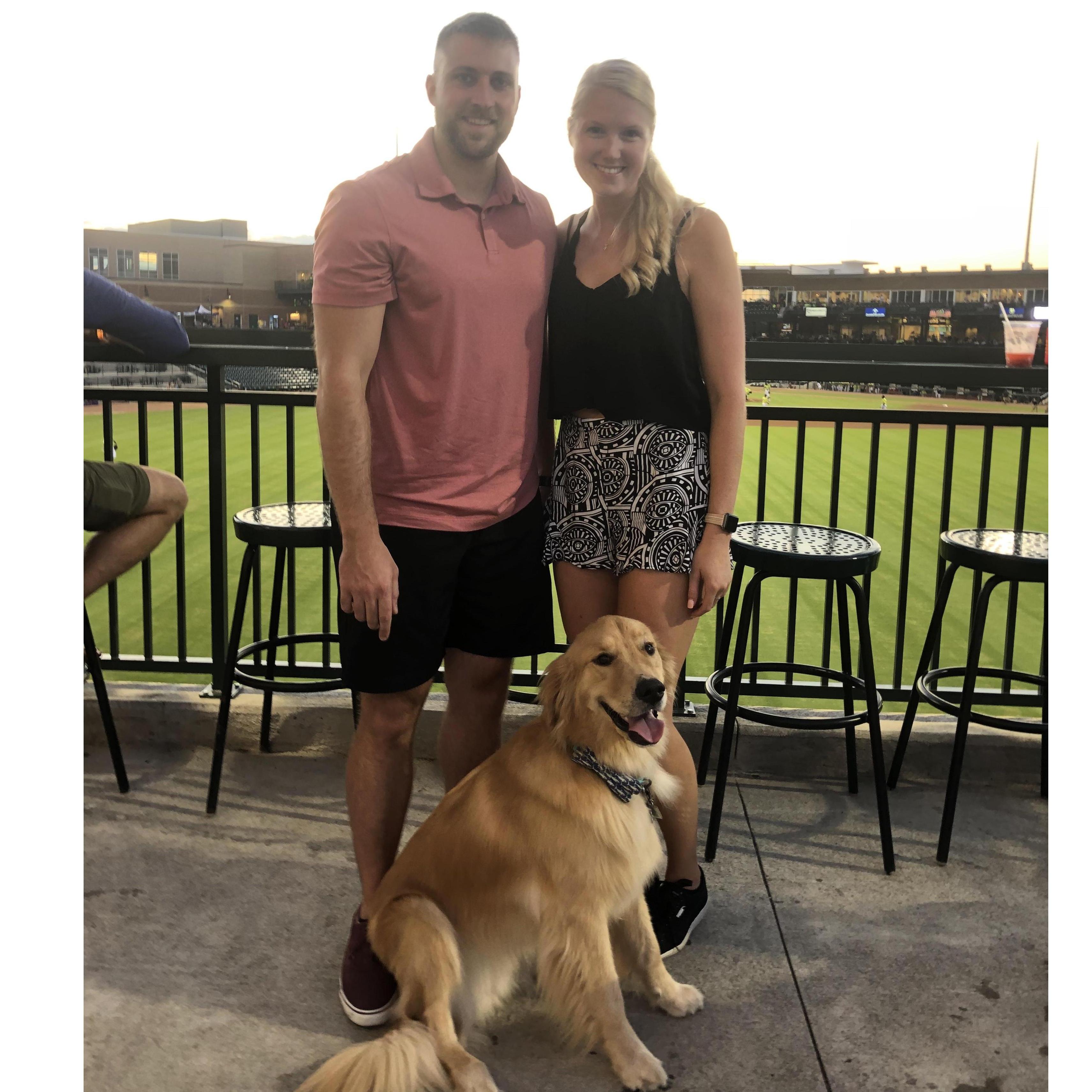 Fireflies baseball game 2019