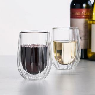 Double Walled Wine Glass, Set of 2