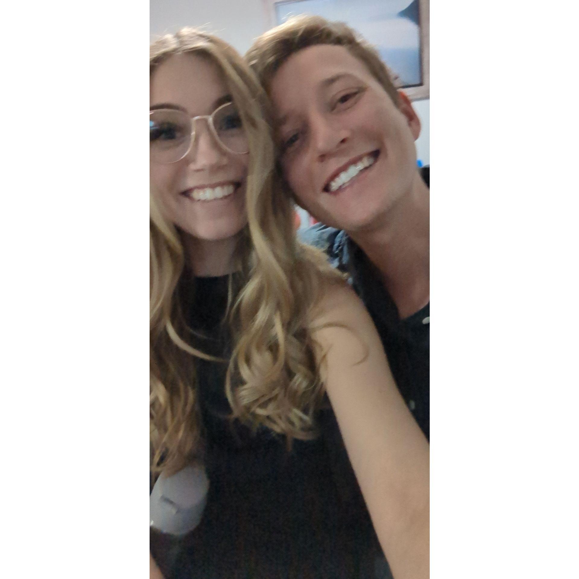 This photo was taken on the day Brett asked me to be his girlfriend.